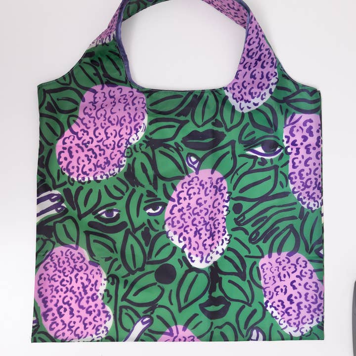 Lilacs Art Sack® By Sophy Naess - Reusable Floral Tote