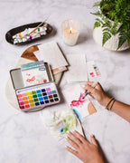 Wildflower Meadow watercolor painting kit