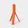 Rocket Taper Candle Holder by Lex Pott - 6.5", Orange, Steel