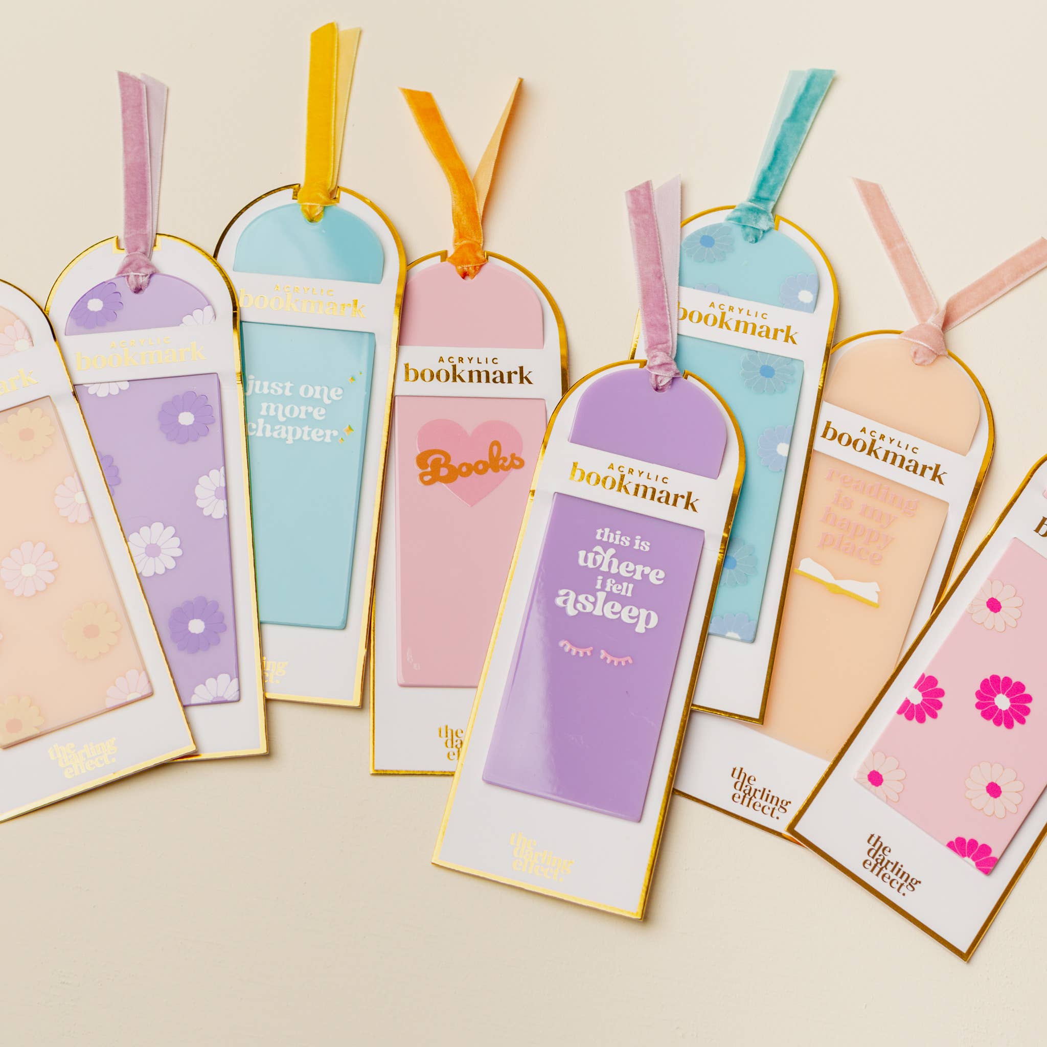 Acrylic Bookmark-Reading is My Happy Place