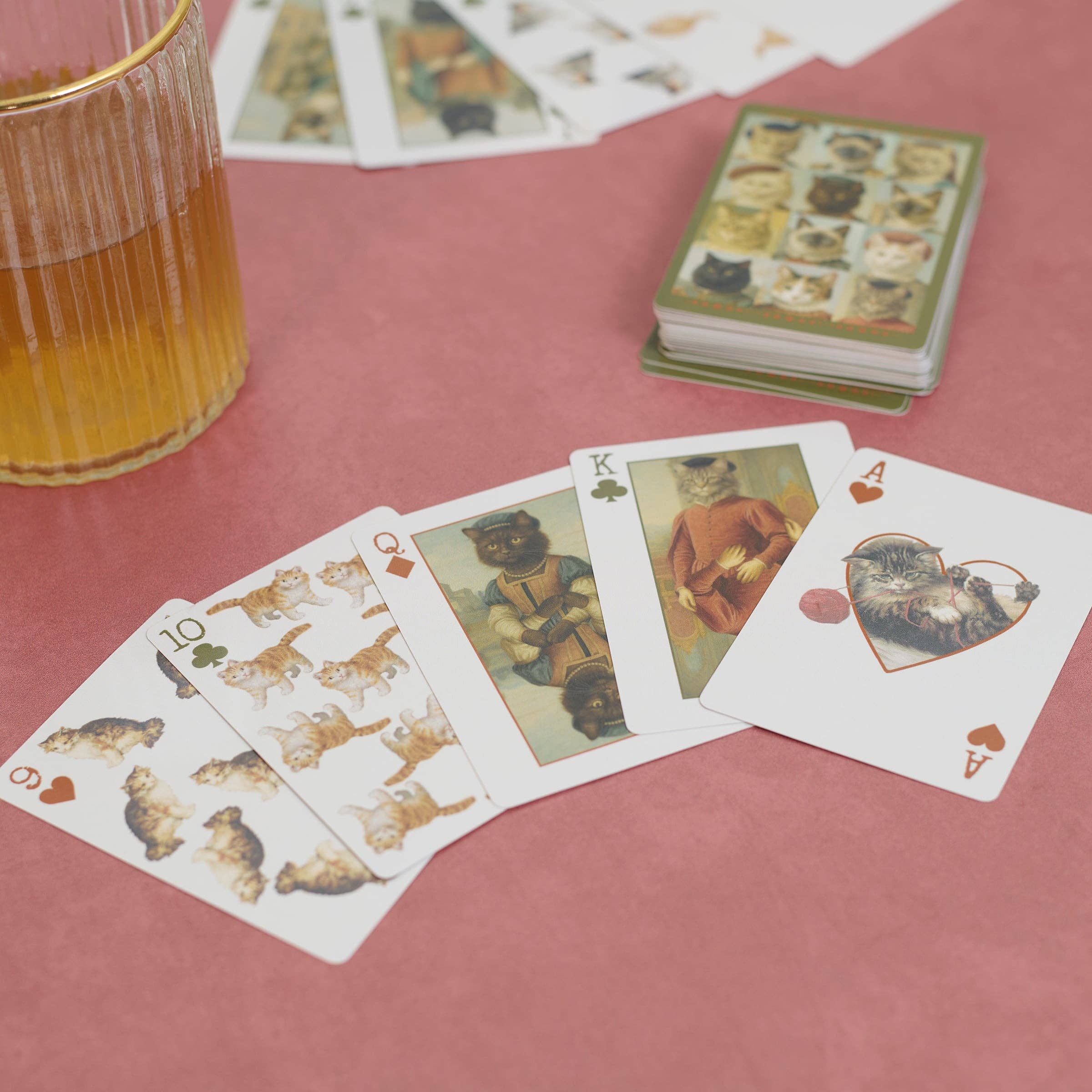 Vintage Cat Playing Cards