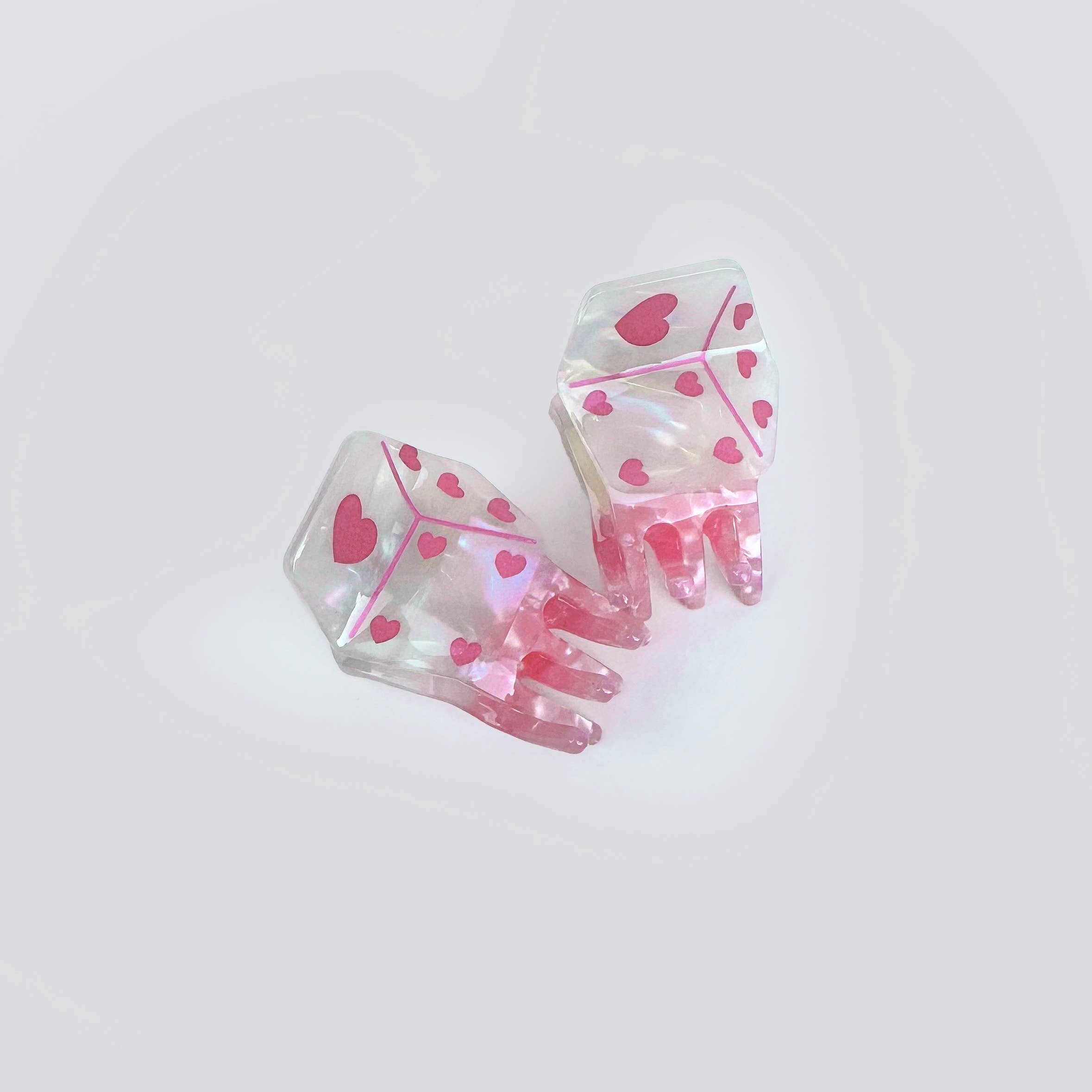 Double Dice Hair Claws- Set of 2
