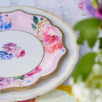 Mixed Floral Paper Plates - 12 Pack | Mothers Day Tea Party Decor |