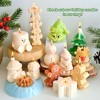 Holiday Marshmallow Candle | Christmas Candle Decor