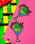 Happy Hour Frog Sticker