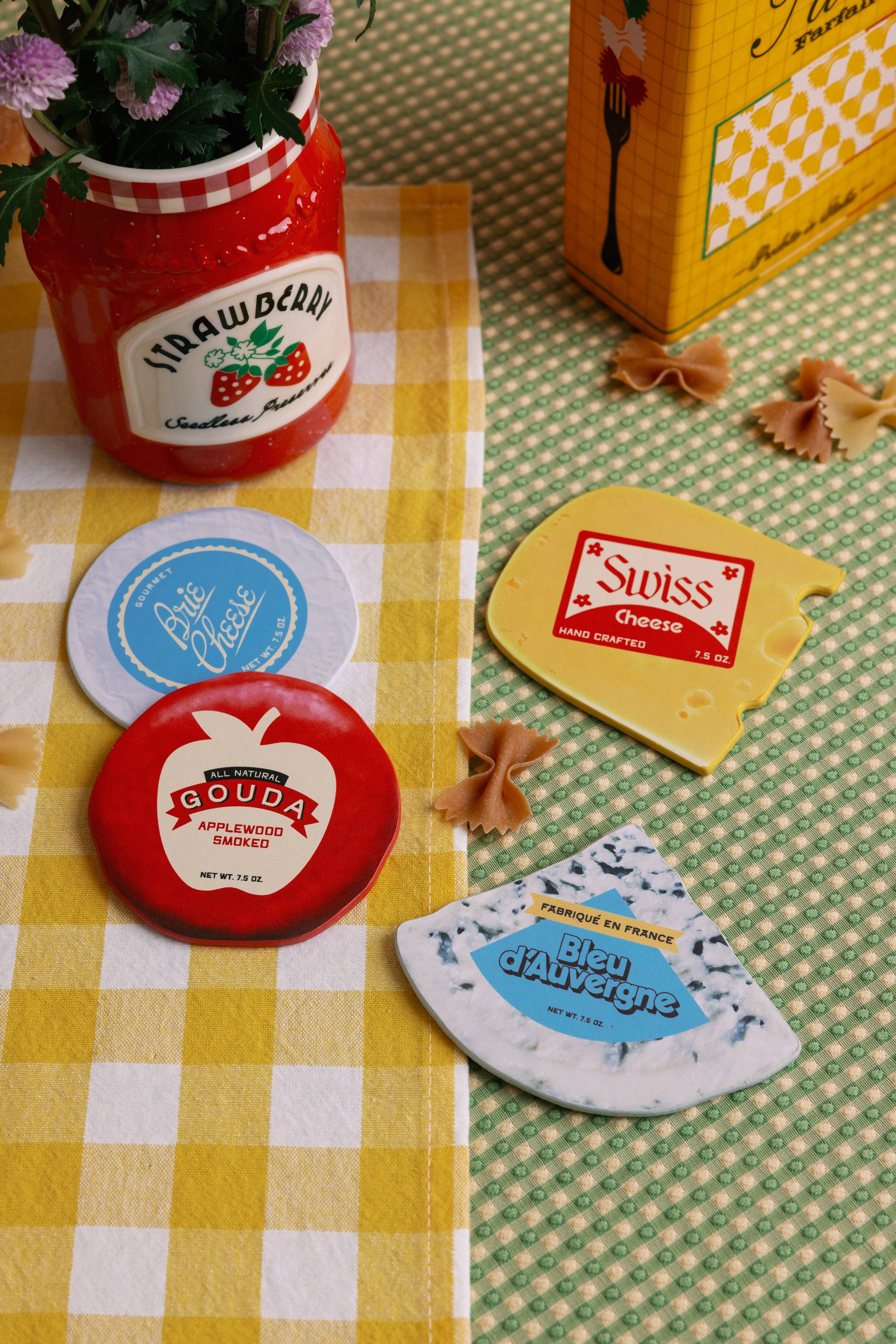 Coaster Set, Cheese