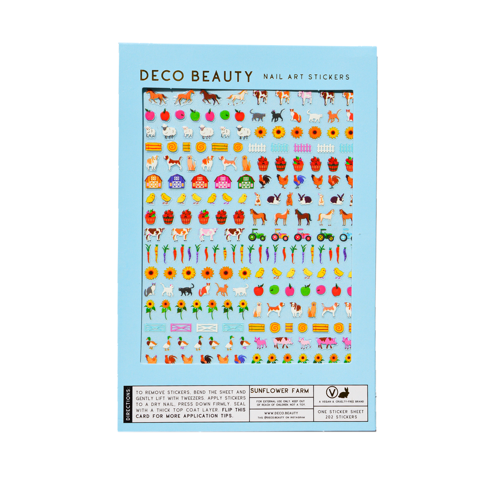 Nail Art Stickers - Sunflower Farm