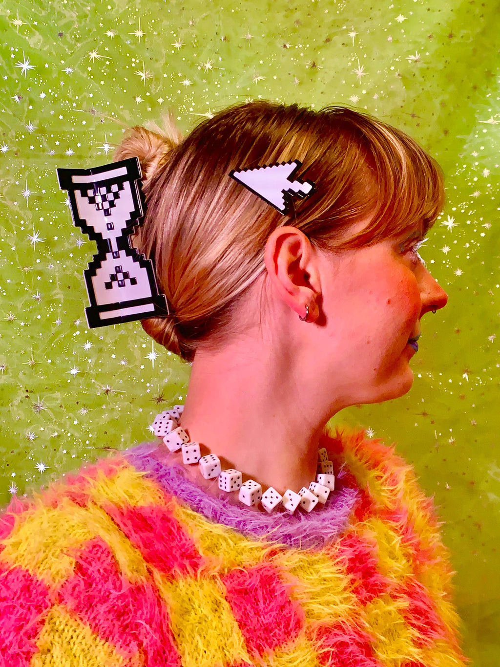 Y2K Timer Hair Claw