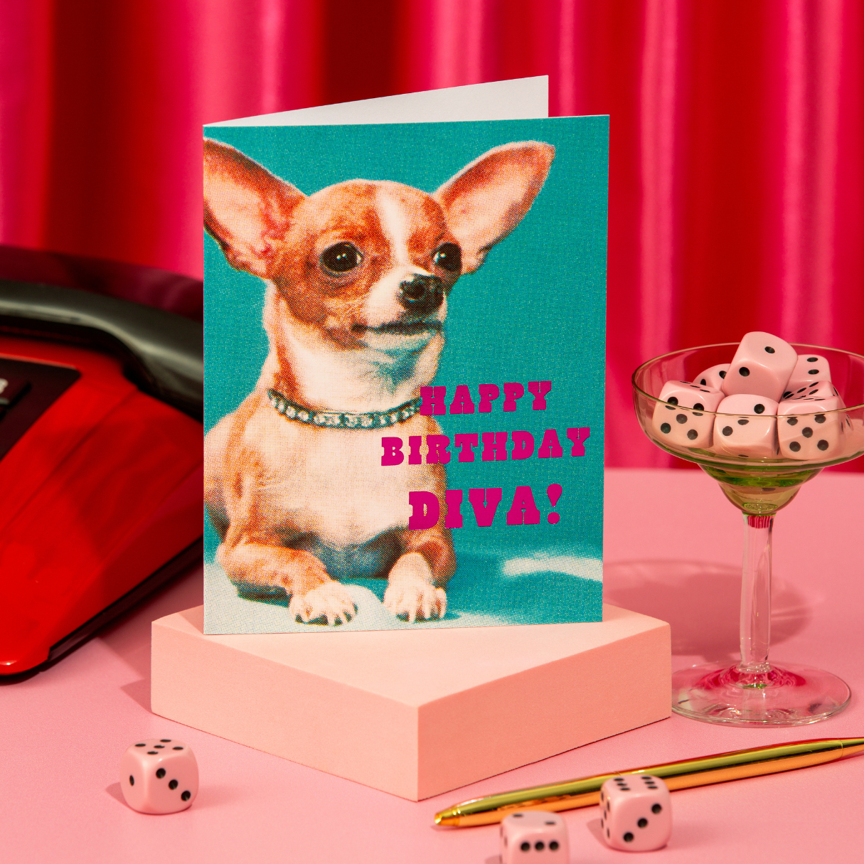 Birthday Diva – Foil Birthday Greeting