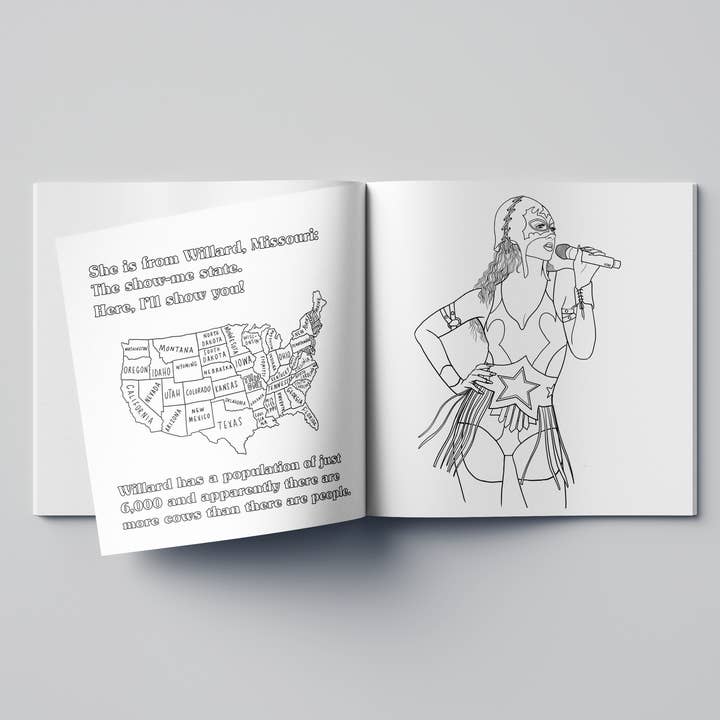 Colour Me Good Chappel Roan Coloring Book