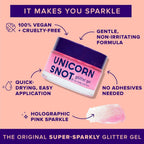 Original Glitter Gel | Flamingo-Pink | Body Glitter | Shiny