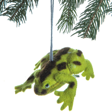 Speckled Frog Ornament