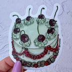 Vintage Cake Sticker