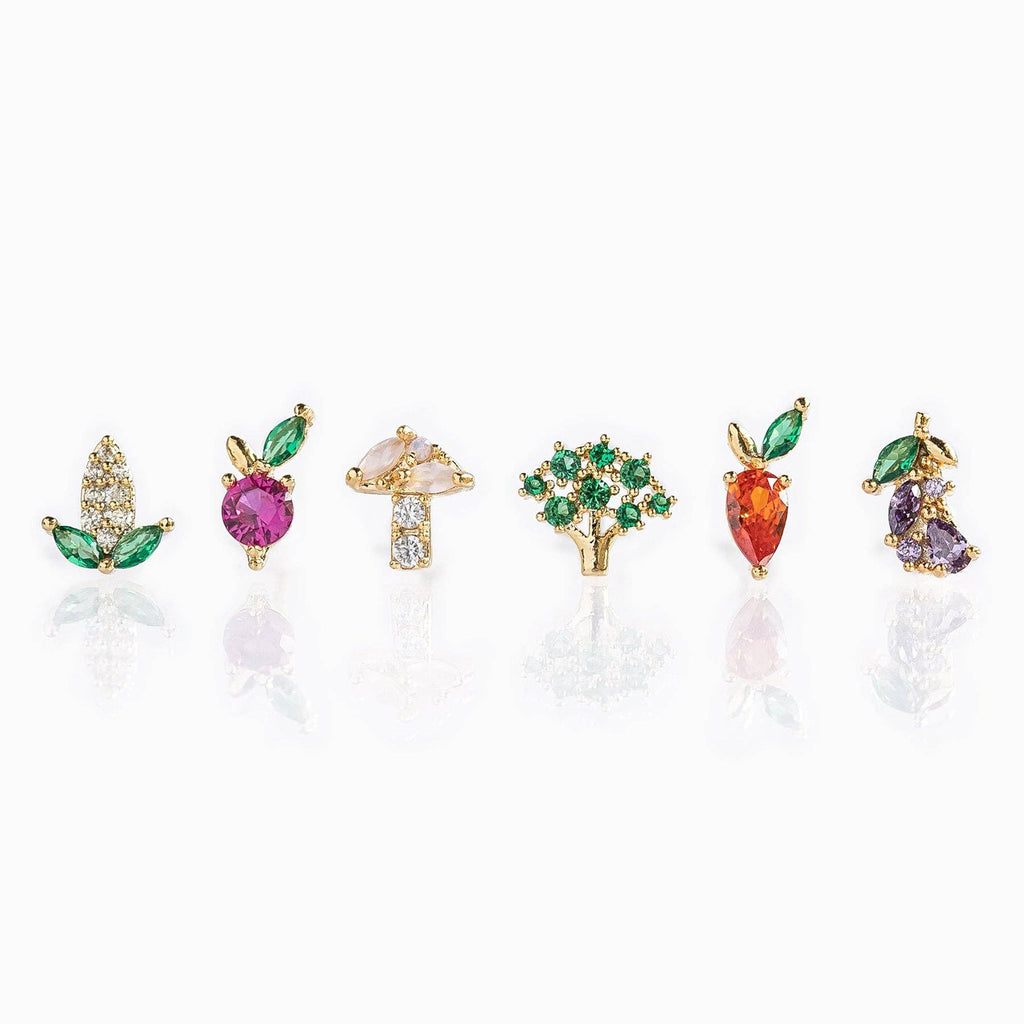 Farmers Market Veggie Stud Set