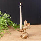 Gold Mouse Candle Holder