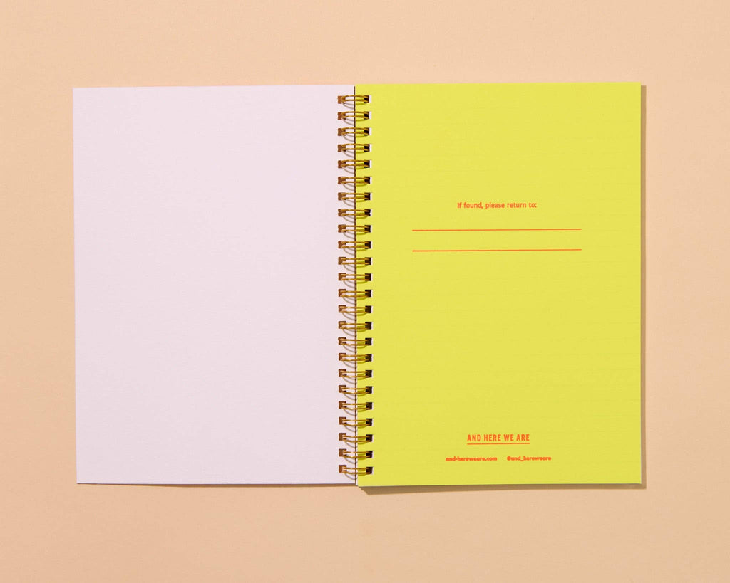 Pickles A5 Letterpress Spiral Notebook