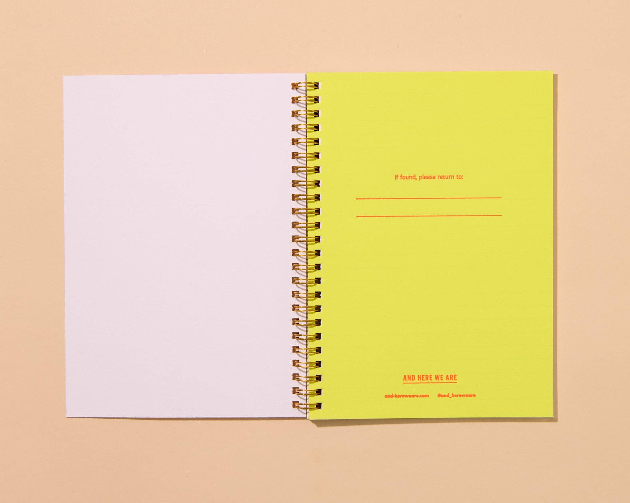 Pickles A5 Letterpress Spiral Notebook