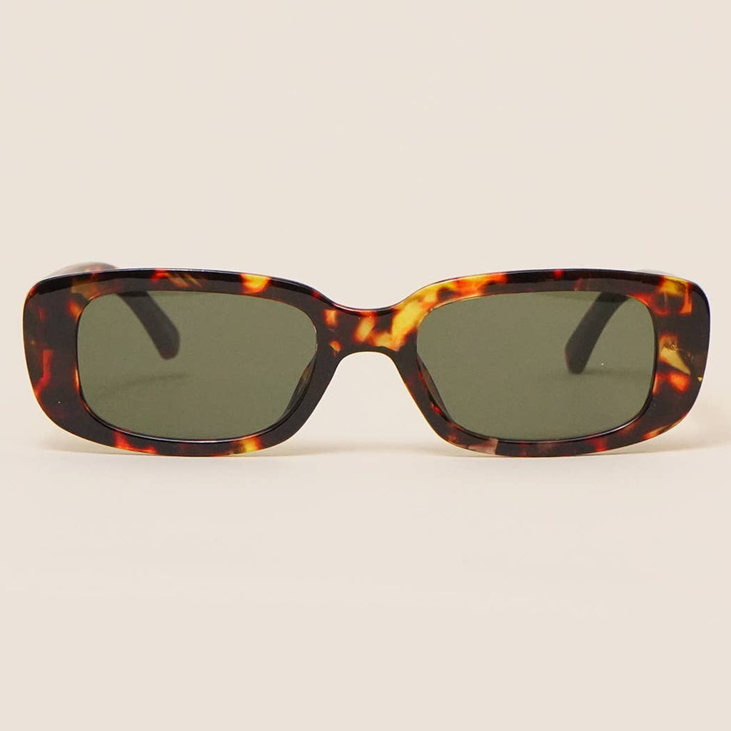 Rectangle Acetate Fashion Assorted Sunglasses