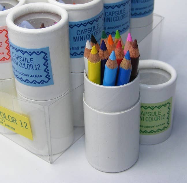 Mini Pencils in Mini Paper Tube
