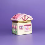 House Dog Room Hand Painted Trinket Box