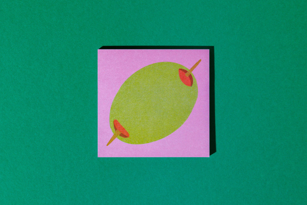 Lunch Notes - Deli + Olive Sticky Note 2 Pack
