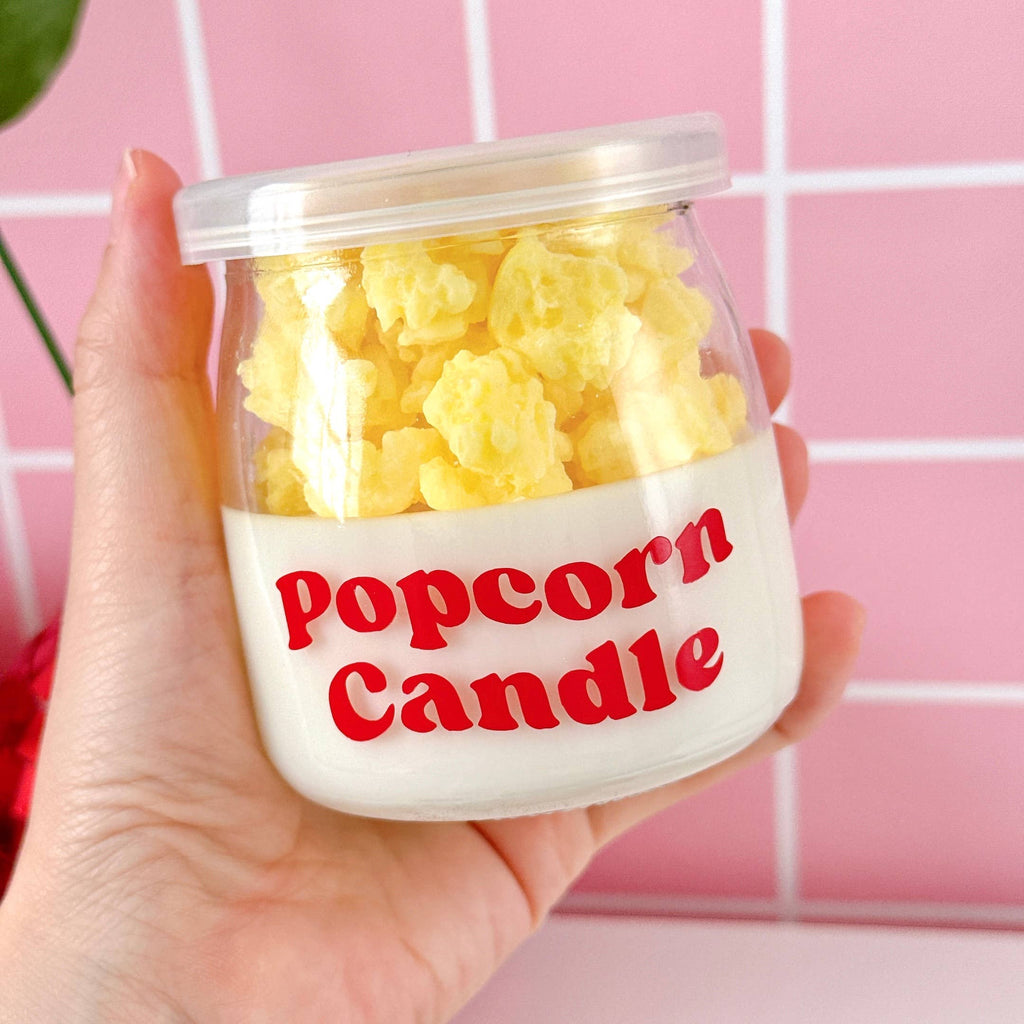 Popcorn Candle, Movie Night Candle