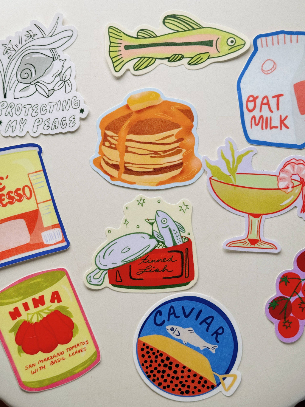 Oat Milk Vinyl Sticker 