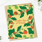 "Another year of growth" Tomato Birthday Card