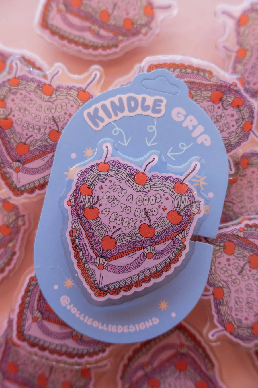 "A Good Day To Read" Kindle Grip