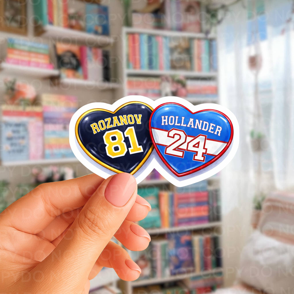 Hockey Romance, Bookish Sticker