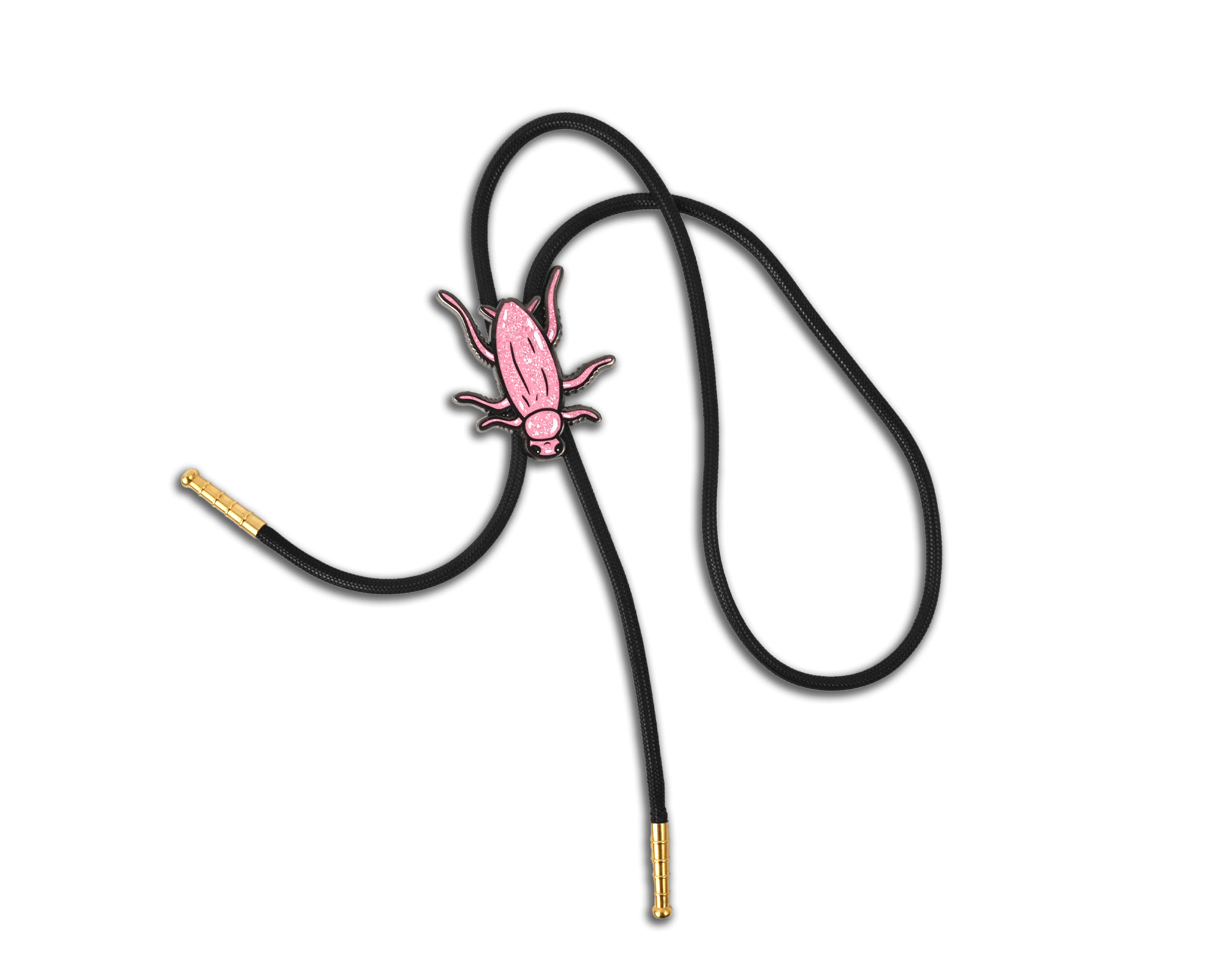 Glitter Cockroach Bolo Tie