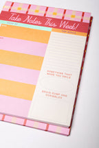 Week to Week Desk Planner, Take Notes This Week
