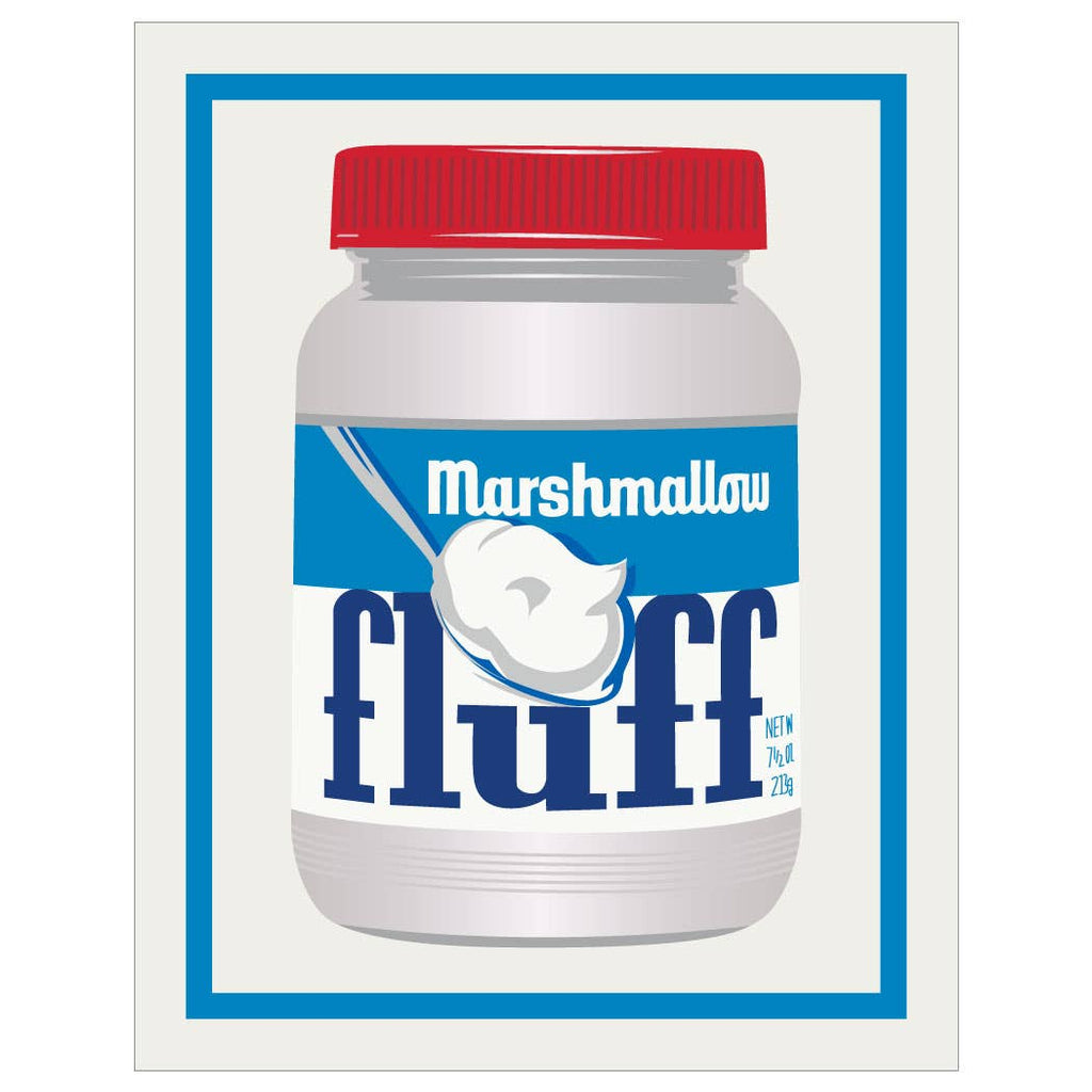 2.5'' x 3.5 Marshmallow Fluff Jar Magnet