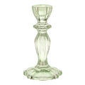 Green Glass Candle Holder | Home Decor |