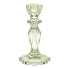 Green Glass Candle Holder | Home Decor |