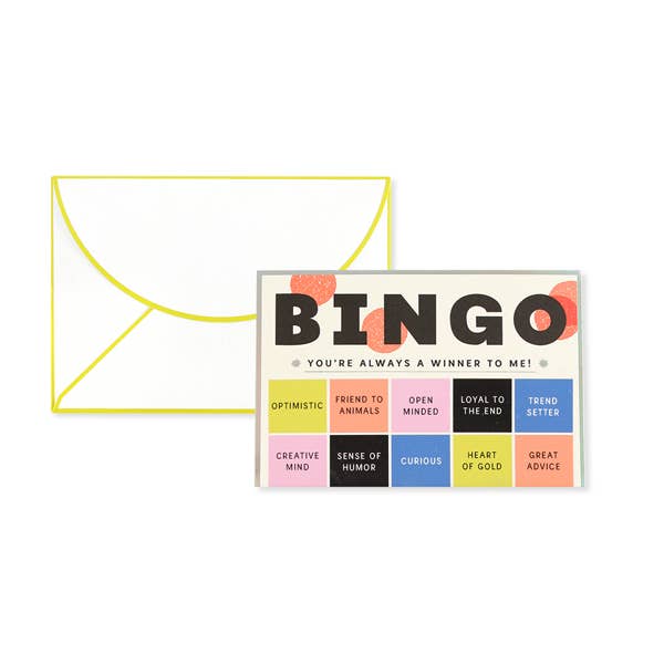 Bingo - Everyday Greeting Card with Holographic Foil