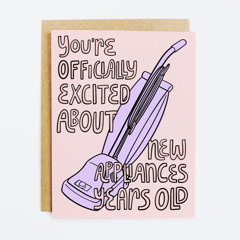 New Appliances Birthday Card