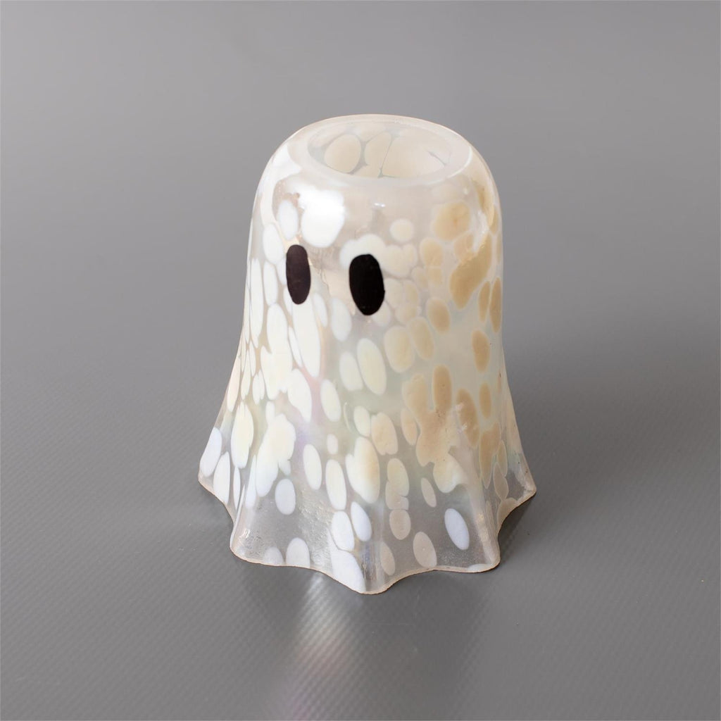 Ghostly Glimmer Glass Votive Candle Holders