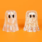 Ghostly Glimmer Glass Votive Candle Holders