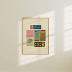 Zodiac Vintage Inspired Matchbook/Matchbox Prints