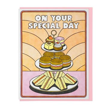 On Your Special Day Tea Time Card