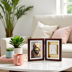 Pawprints Keepsake Photo Frame & Clay Impression Kit