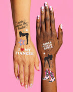 Bride Pride Temporary Tattoos | iridescent, bridal, bach