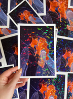 Feyre & Rhysand Holographic print