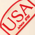 USA Since 1776 Embroidered Heat Press Style Patch