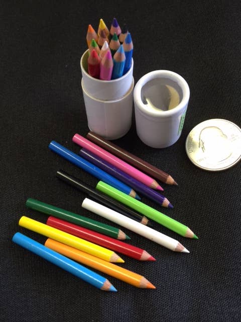 Mini Pencils in Mini Paper Tube