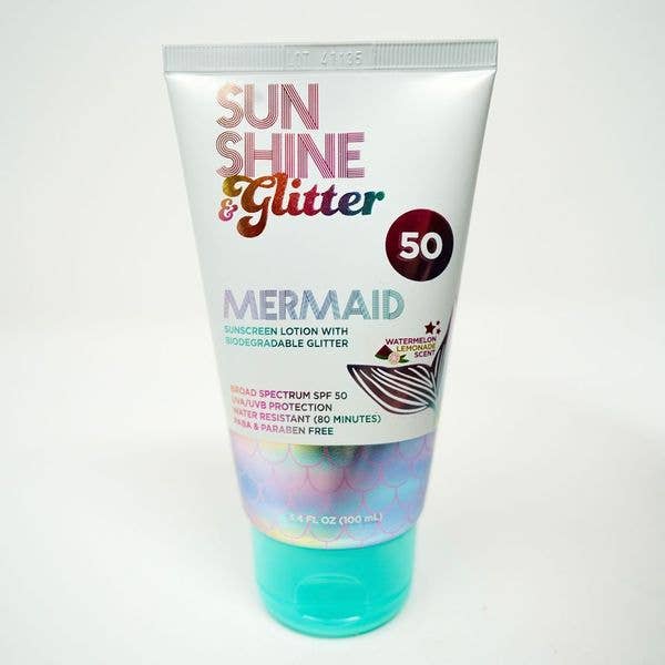 S&G Mermaid Biodegradable Glitter SPF 50 TUBE
