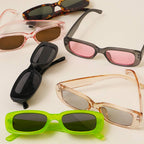 Rectangle Acetate Fashion Assorted Sunglasses