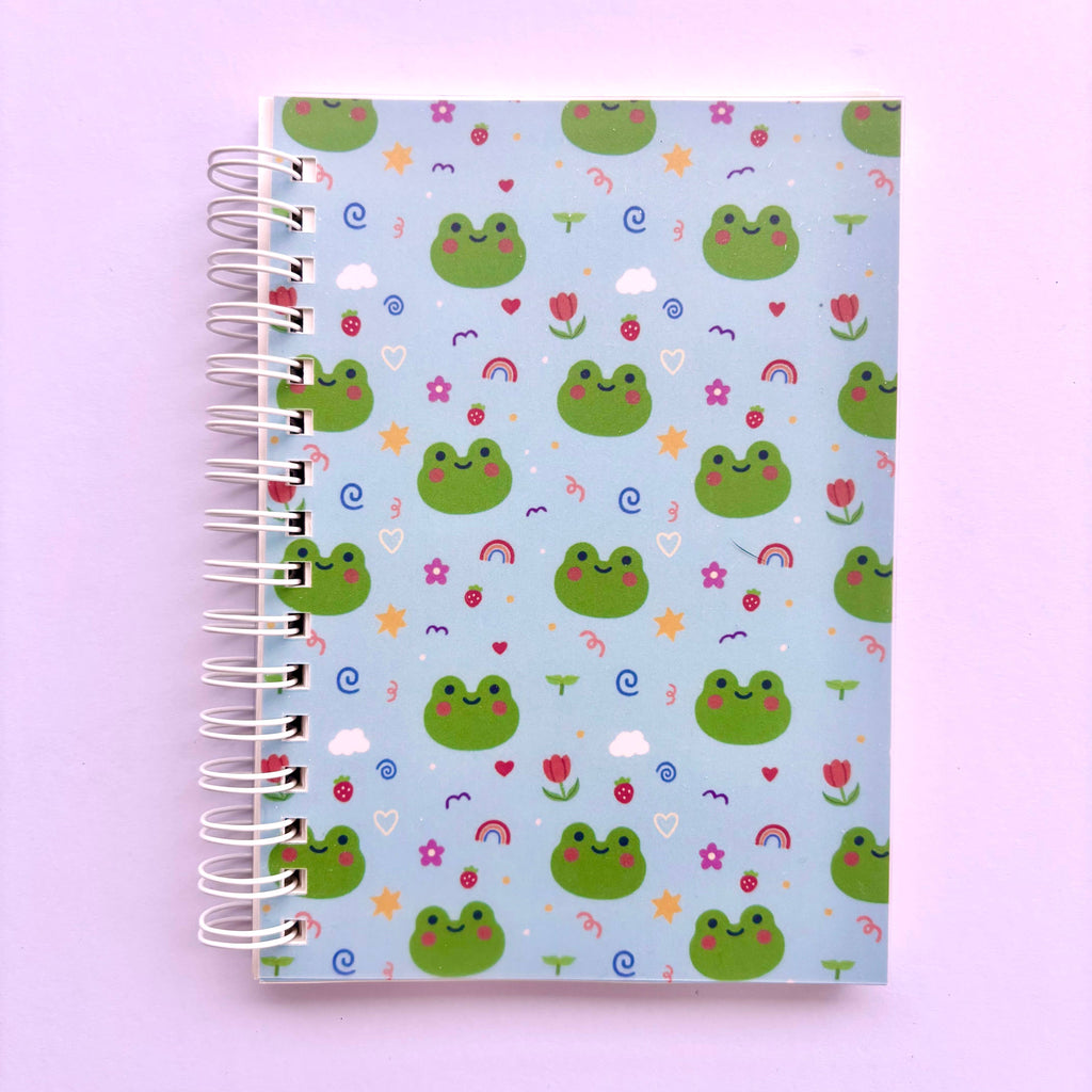 Cute Frog Pattern Reusable Sticker Book