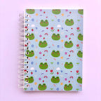 Cute Frog Pattern Reusable Sticker Book